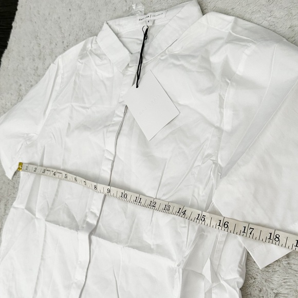 NWT- GREY LAB White Hidden Button Down Shirt - Picture 9 of 9